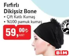 Ören Bayan Fırfırlı Dikişsiz Bone Ören Bayan Fırfırlı Dikişsiz Bone