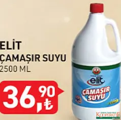 Tarım Kredi Elit Çamaşır Suyu 2500 ml Tarım Kredi Elit Çamaşır Suyu 2500 ml