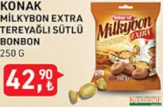 Konak Milkybon Extra Tereyağlı Sütlü Bonbon Şeker 250 g - Bayram Şekeri/Çikolatası Konak Milkybon Extra Tereyağlı Sütlü Bonbon Şeker 250 g - Bayram Şekeri/Çikolatası