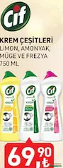 Cif Krem Çeşitleri 750 ml Cif Krem Çeşitleri 750 ml