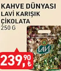 Kahve Dünyası Lavi Karışık Çikolata 250 g - Bayram Şekeri/Çikolatası Kahve Dünyası Lavi Karışık Çikolata 250 g - Bayram Şekeri/Çikolatası
