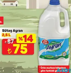 Sütaş Ayran 2,5 L Sütaş Ayran 2,5 L