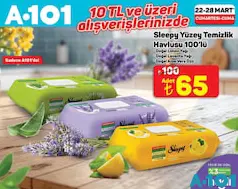 Sleepy Yüzey Temizlik Havlusu 100'lü Sleepy Yüzey Temizlik Havlusu 100'lü