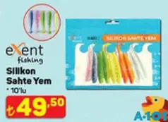 Exent Fishing Silikon Sahte Yem 10'lu Exent Fishing Silikon Sahte Yem 10'lu
