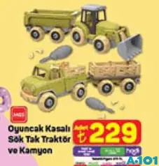 Mgs Oyuncak Kasalı Sök Tak Traktör ve Kamyon Mgs Oyuncak Kasalı Sök Tak Traktör ve Kamyon
