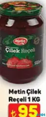 Metin Çilek Reçeli 1 kg Metin Çilek Reçeli 1 kg