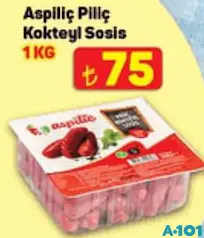 Aspiliç Piliç Kokteyl Sosis 1 kg Aspiliç Piliç Kokteyl Sosis 1 kg
