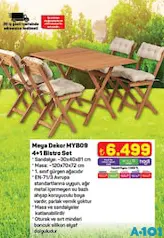 Meya Dekor MYB09 4+1 Bistro Set Meya Dekor MYB09 4+1 Bistro Set