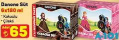 Danone Doğal Süt 6x180 ml Danone Doğal Süt 6x180 ml