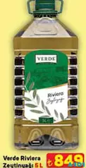 Verde Riviera Zeytinyağı 5 L Verde Riviera Zeytinyağı 5 L