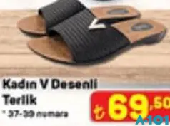 Juno Kadın V Desenli Terlik Juno Kadın V Desenli Terlik