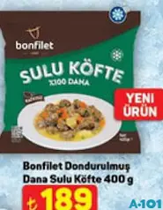 Bonfilet Dondurulmuş Dana Sulu Köfte 400 g Bonfilet Dondurulmuş Dana Sulu Köfte 400 g