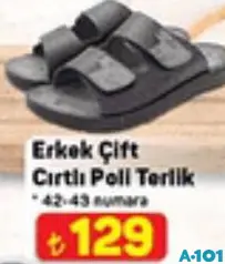 Juno Erkek Çift Cırtlı Poli Terlik Juno Erkek Çift Cırtlı Poli Terlik