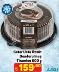 Sefer Usta Özsüt Dondurulmuş Tiramisu 600 g Sefer Usta Özsüt Dondurulmuş Tiramisu 600 g