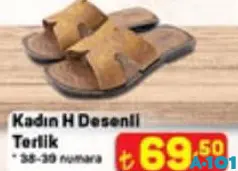 Juno Kadın H Desenli Terlik Juno Kadın H Desenli Terlik