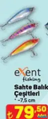 Exent Fishing Sahte Balık Çeşitleri 7,5 cm Exent Fishing Sahte Balık Çeşitleri 7,5 cm