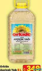 Orkide Ayçiçek Yağı 5 L Orkide Ayçiçek Yağı 5 L