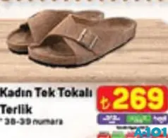 Juno Kadın Tek Tokalı Terlik Juno Kadın Tek Tokalı Terlik