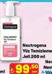Neutrogena Yüz Temizleme Jeli 200 ml Neutrogena Yüz Temizleme Jeli 200 ml