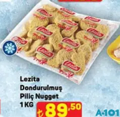 Lezita Dondurulmuş Piliç Nugget 1 kg Lezita Dondurulmuş Piliç Nugget 1 kg