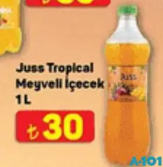 Juss Tropical Meyveli İçecek 1 L Juss Tropical Meyveli İçecek 1 L