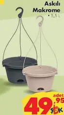 Askılı Makrome 5,5 L Askılı Makrome 5,5 L