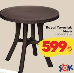 Royal Yuvarlak Masa Royal Yuvarlak Masa