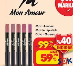 Mon Amour Matte Lipstcik Color Queen Mon Amour Matte Lipstcik Color Queen