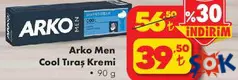 Arko Men Cool Tıraş Kremi 90 g Arko Men Cool Tıraş Kremi 90 g