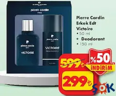Pierre Cardin Erkek Edt Victoire 50 ml + Deodorant 150 ml Pierre Cardin Erkek Edt Victoire 50 ml + Deodorant 150 ml