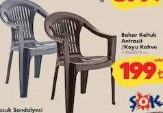 Bahar Koltuk Antrasit/Koyu Kahve Bahar Koltuk Antrasit/Koyu Kahve