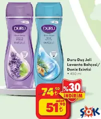 Duru Duş Jeli Lavanta Bahçesi/Deniz Esintisi 450 ml Duru Duş Jeli Lavanta Bahçesi/Deniz Esintisi 450 ml