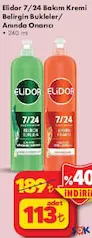 Elidor 7/24 Bakım Kremi/Belirgin Bukleler/Anında Onarıcı 240 ml Elidor 7/24 Bakım Kremi/Belirgin Bukleler/Anında Onarıcı 240 ml