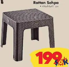 Rattan Sehpa Rattan Sehpa