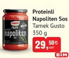 Tamek Gusto Proteinli Napoliten Sos 350 g Tamek Gusto Proteinli Napoliten Sos 350 g