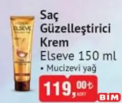 Elseve Saç Güzelleştirici Krem 150 ml Elseve Saç Güzelleştirici Krem 150 ml