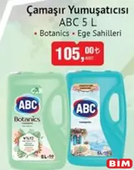ABC Çamaşır Yumuşatıcısı 5 L ABC Çamaşır Yumuşatıcısı 5 L