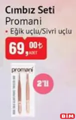 Promani Cımbız Seti 2'li Promani Cımbız Seti 2'li