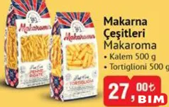 Makaroma Makarna Çeşitleri 500 g Makaroma Makarna Çeşitleri 500 g