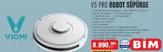 Viomi V5 Pro Robot Süpürge Viomi V5 Pro Robot Süpürge