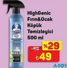 Highgenic Fırın&Ocak Köpük Temizleyici 500 ml Highgenic Fırın&Ocak Köpük Temizleyici 500 ml