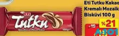 Eti Tutku Kakao Kremalı Mozaik Bisküvi 100 g Eti Tutku Kakao Kremalı Mozaik Bisküvi 100 g