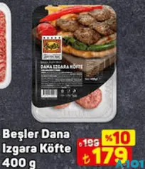 Beşler Dana Izgara Köfte 400 g Beşler Dana Izgara Köfte 400 g