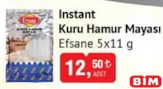 Efsane Instant Kuru Hamur Mayası 5x11 g Efsane Instant Kuru Hamur Mayası 5x11 g
