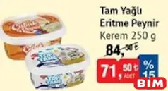 Kerem Tam Yağlı Eritme Peynir 250 g Kerem Tam Yağlı Eritme Peynir 250 g