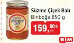 Binboğa Süzme Çiçek Balı 850 g Binboğa Süzme Çiçek Balı 850 g