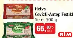 Serel Helva Cevizli/Antep Fıstıklı 500 g Serel Helva Cevizli/Antep Fıstıklı 500 g