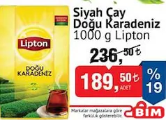 Lipton Siyah Çay Doğu Karadeniz 1 kg Lipton Siyah Çay Doğu Karadeniz 1 kg