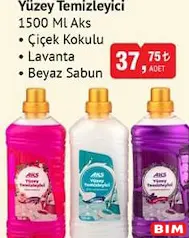Aks Yüzey Temizleyici 1500 ml Aks Yüzey Temizleyici 1500 ml