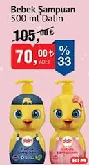 Dalin Bebek Şampuan 500 ml Dalin Bebek Şampuan 500 ml